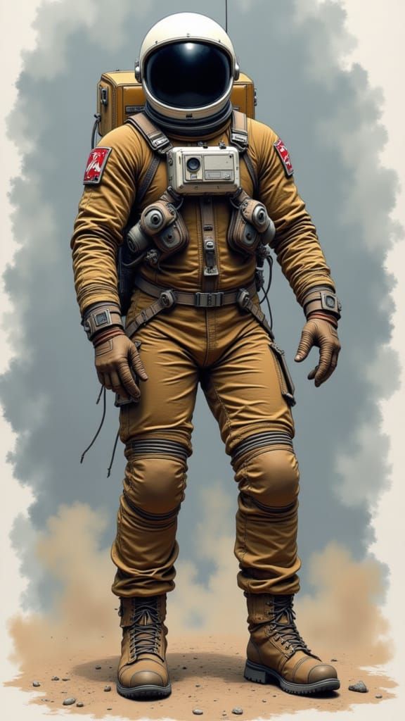 <lora:Caffeine Spacemen:1.0>