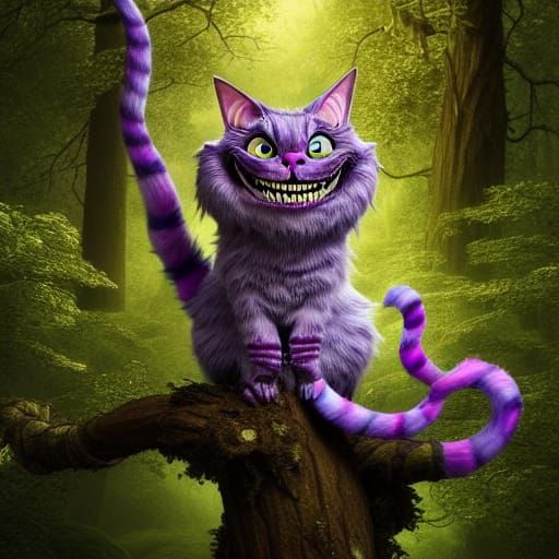 Evil Cheshire Cat - AI Generated Artwork - NightCafe Creator