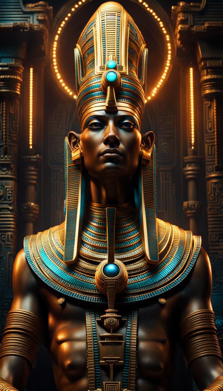 Ptah – Creator God & Maker Of Things - Ai Generated Artwork - Nightcafe 