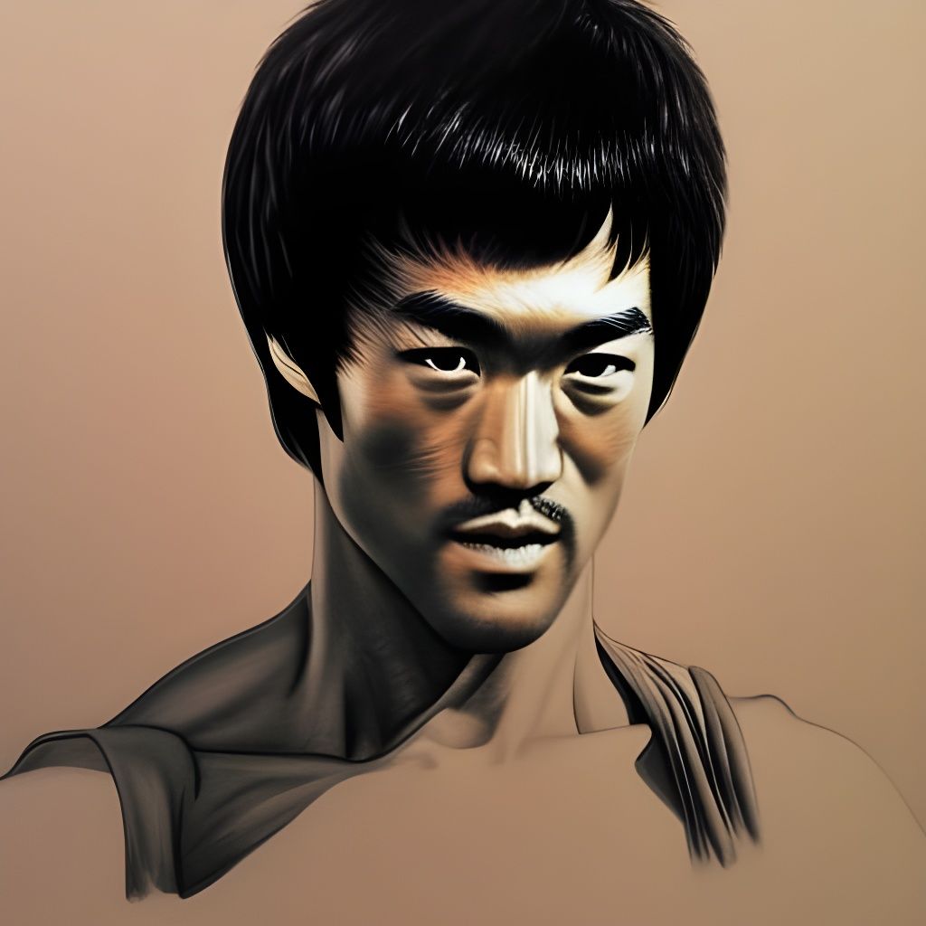 bruce lee - AI Generated Artwork - NightCafe Creator