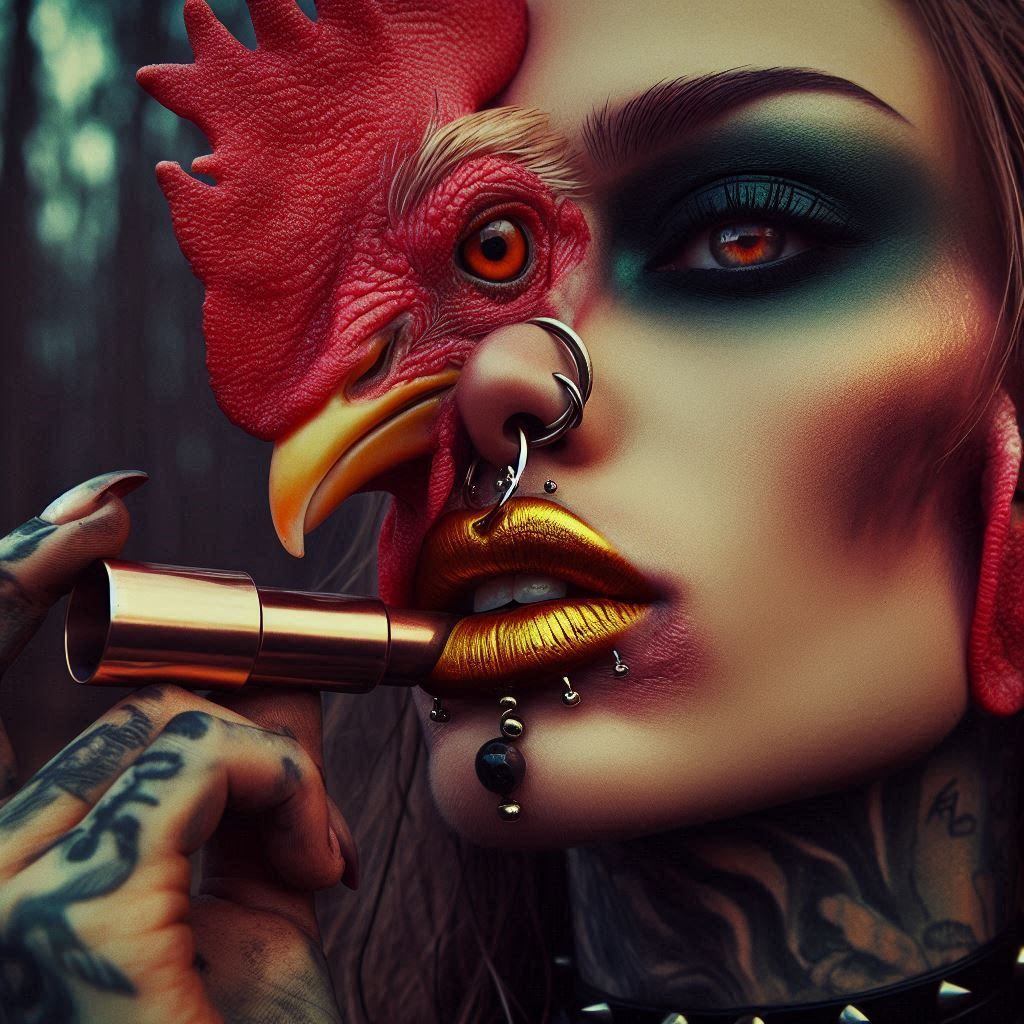 Portraits of a Serial Creator : Chicken Lips-Stick