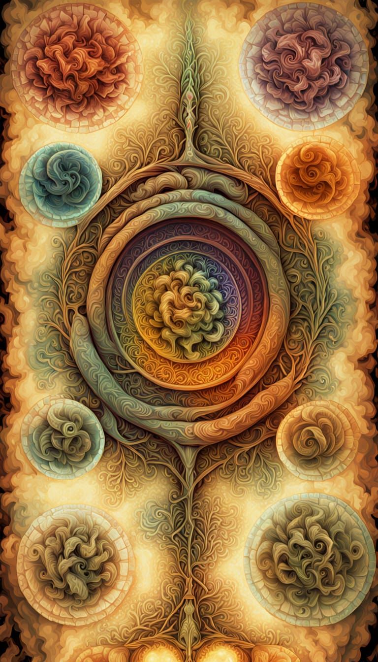 Extrapolate and Illustrate Four Distinct Different... - AI Art