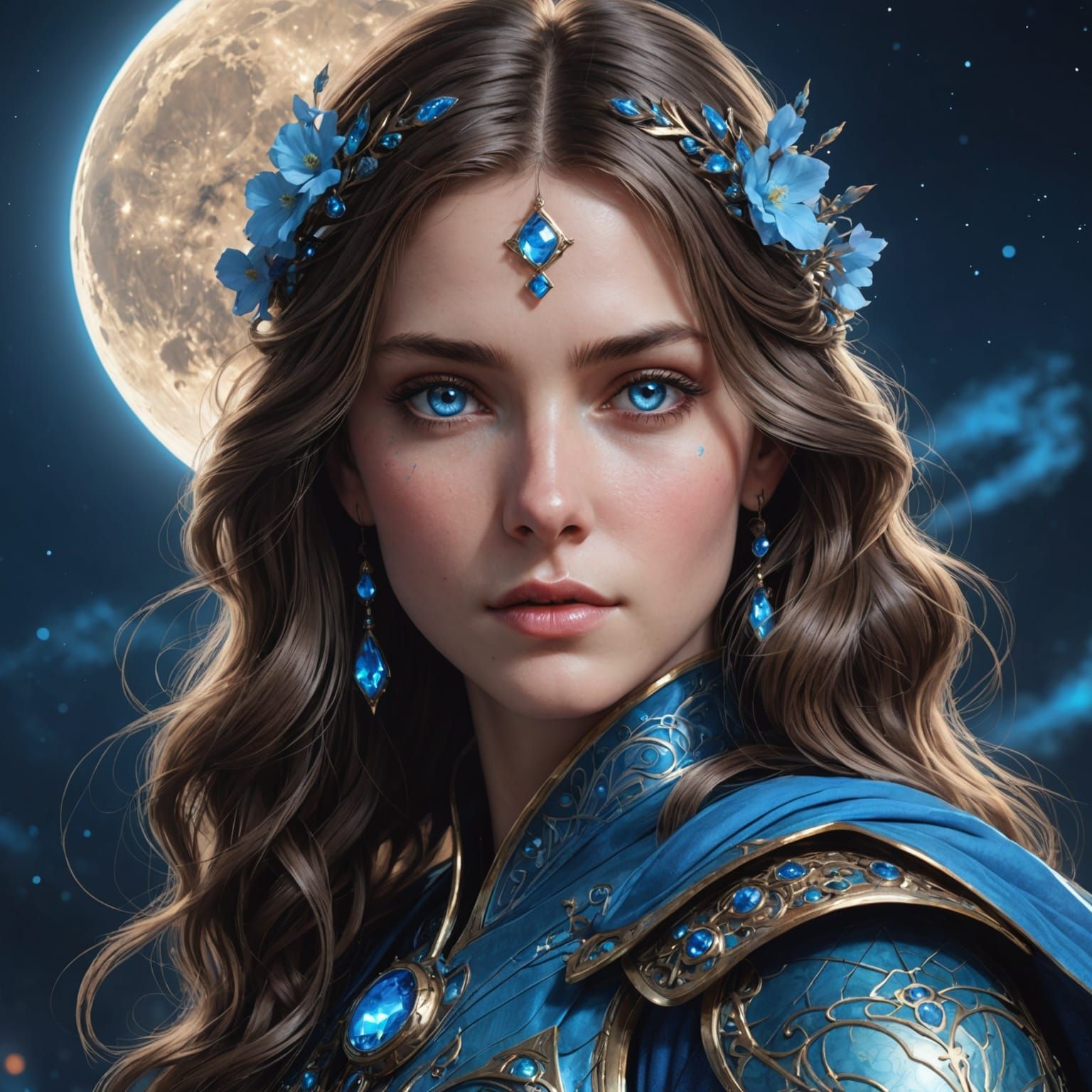 Your blue 💙 eyes reflecting off the August moon 🌘