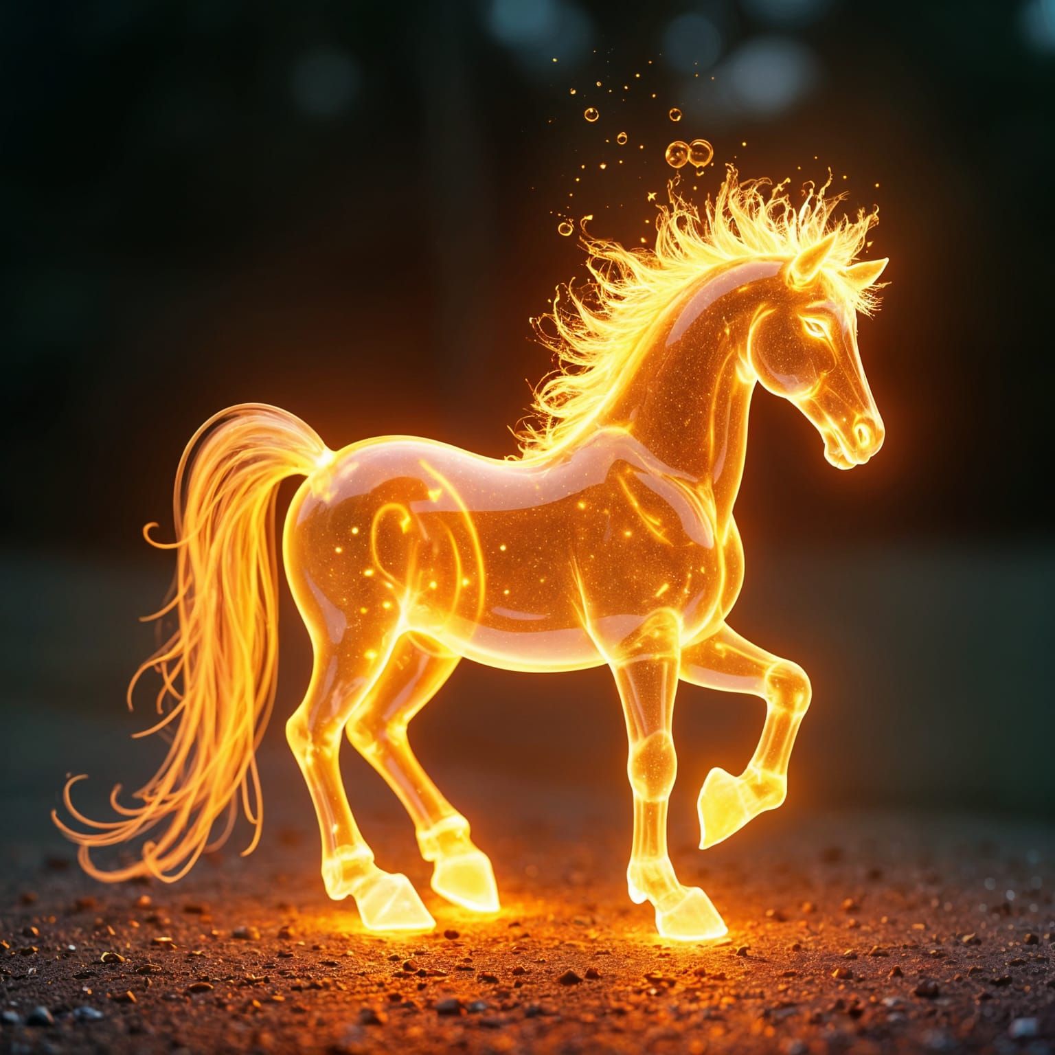 fire pony   by @annon