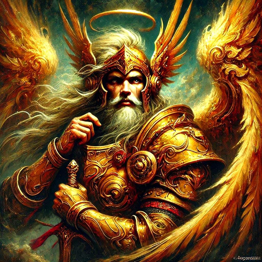 My Dark Art Series Old Veteran