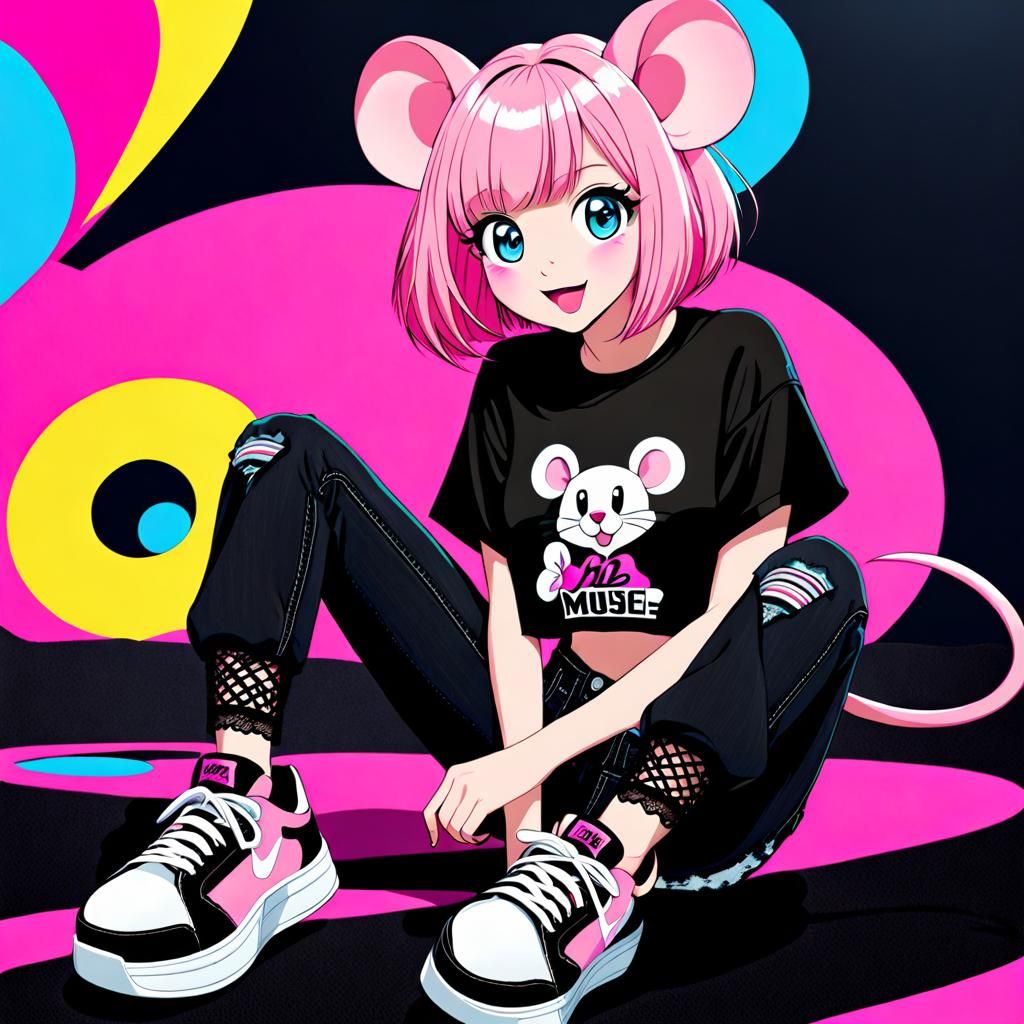 Miss Pink Mouse #02