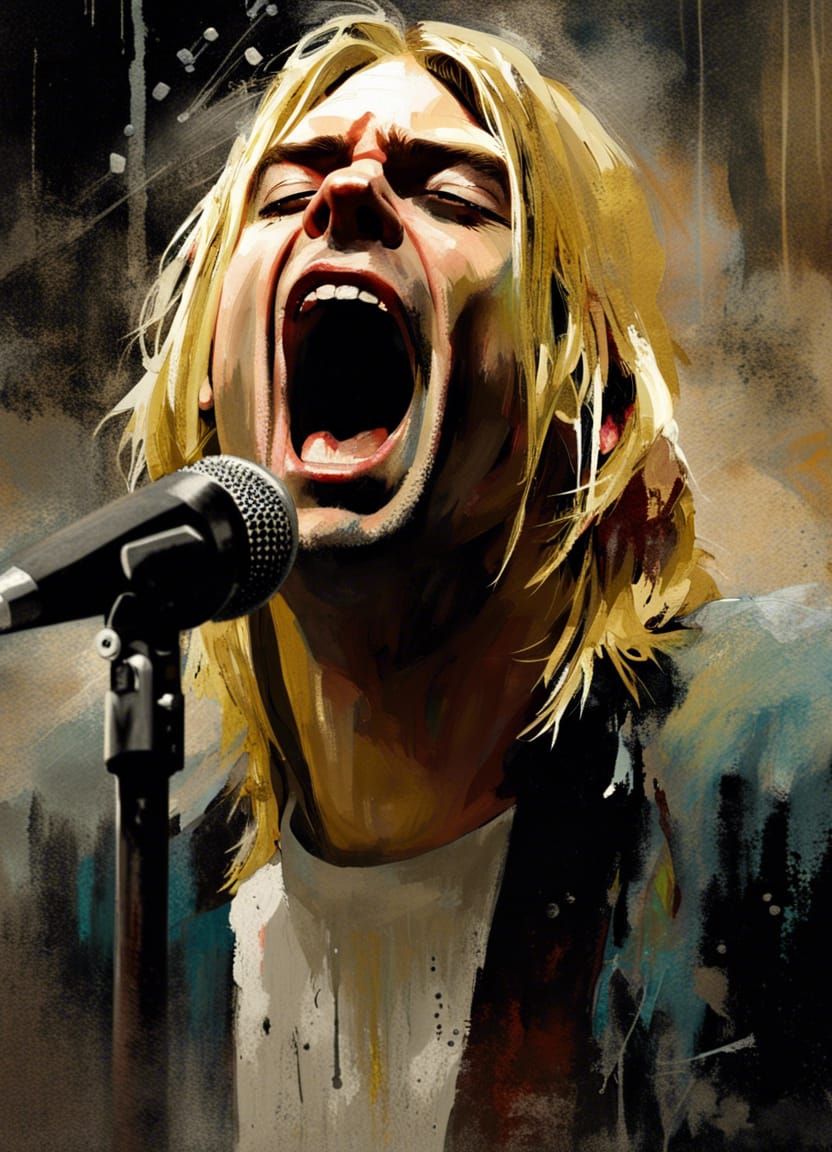 Kurt Cobain II  by @kauri