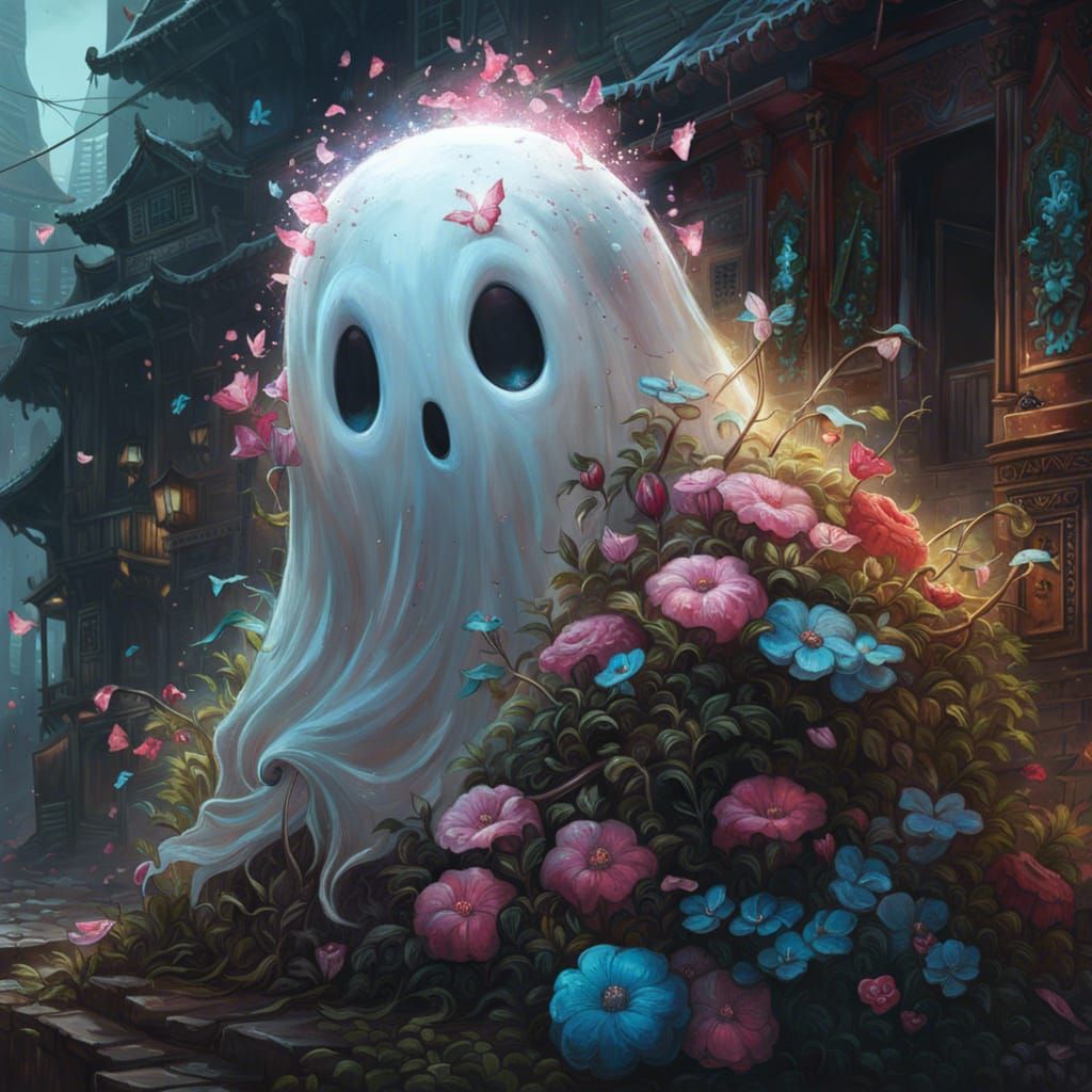 Cutie ghostie - AI Generated Artwork - NightCafe Creator