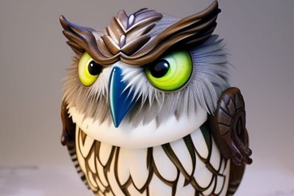 Carved owl