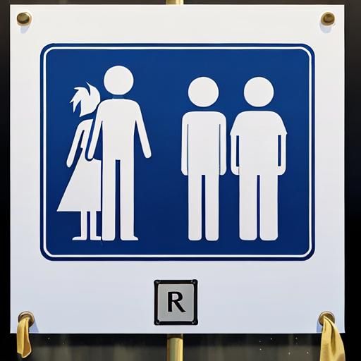 The Restroom Sign men only