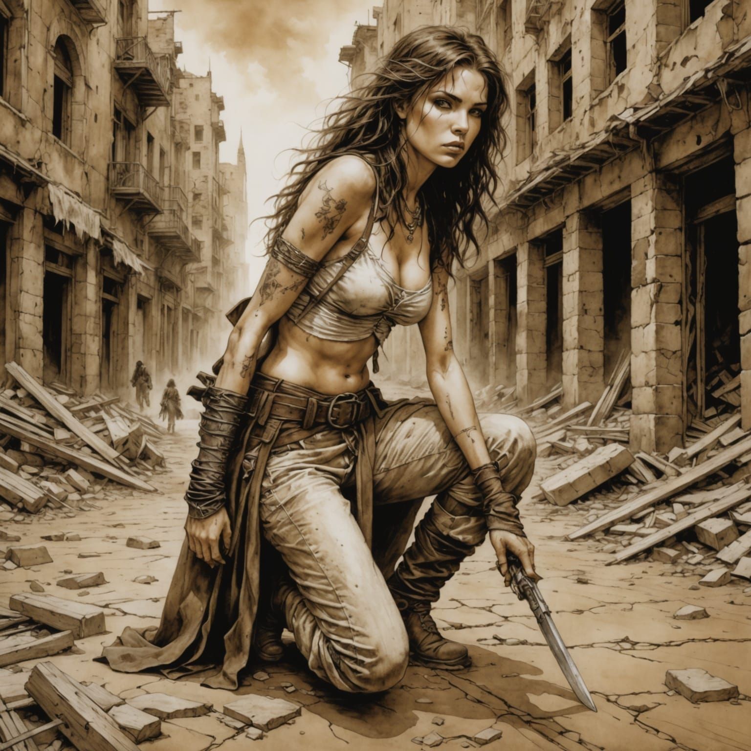 With dust in your lungs