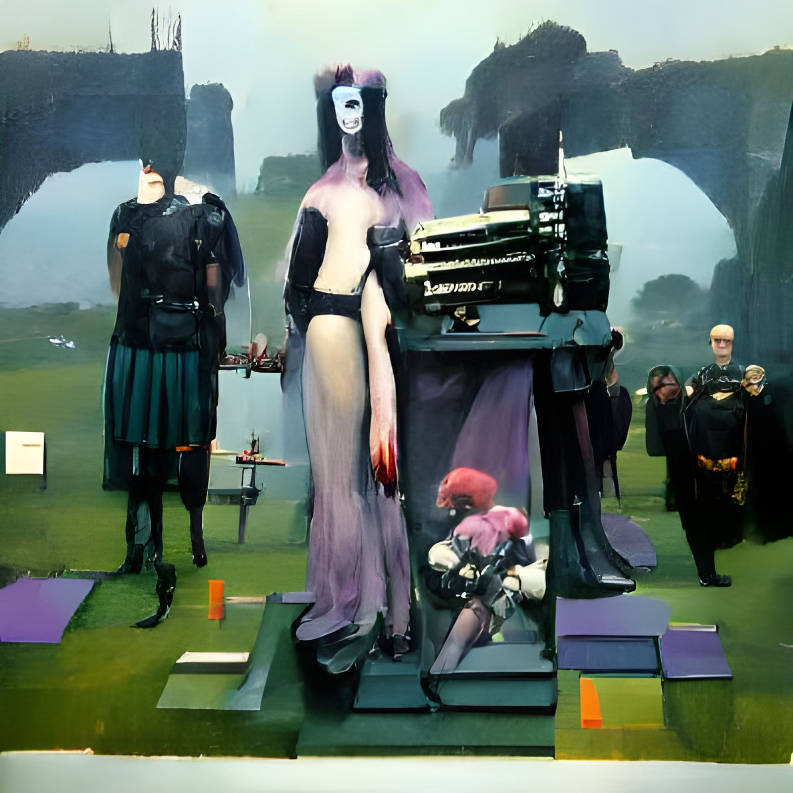 Miss Machine Gerald Brom gothic art romanticism beautiful co...