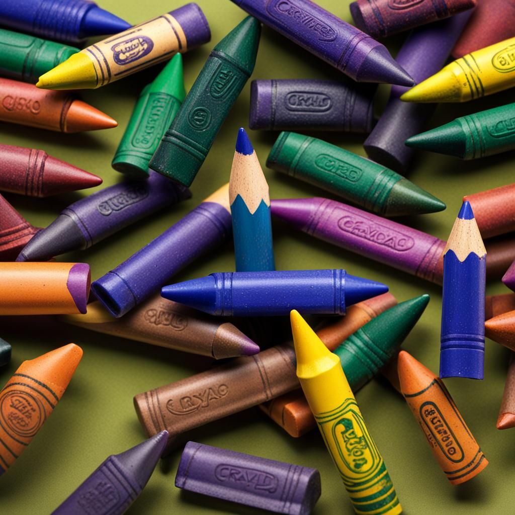 Thoughtstreaming Crayons AI Generated Artwork NightCafe Creator