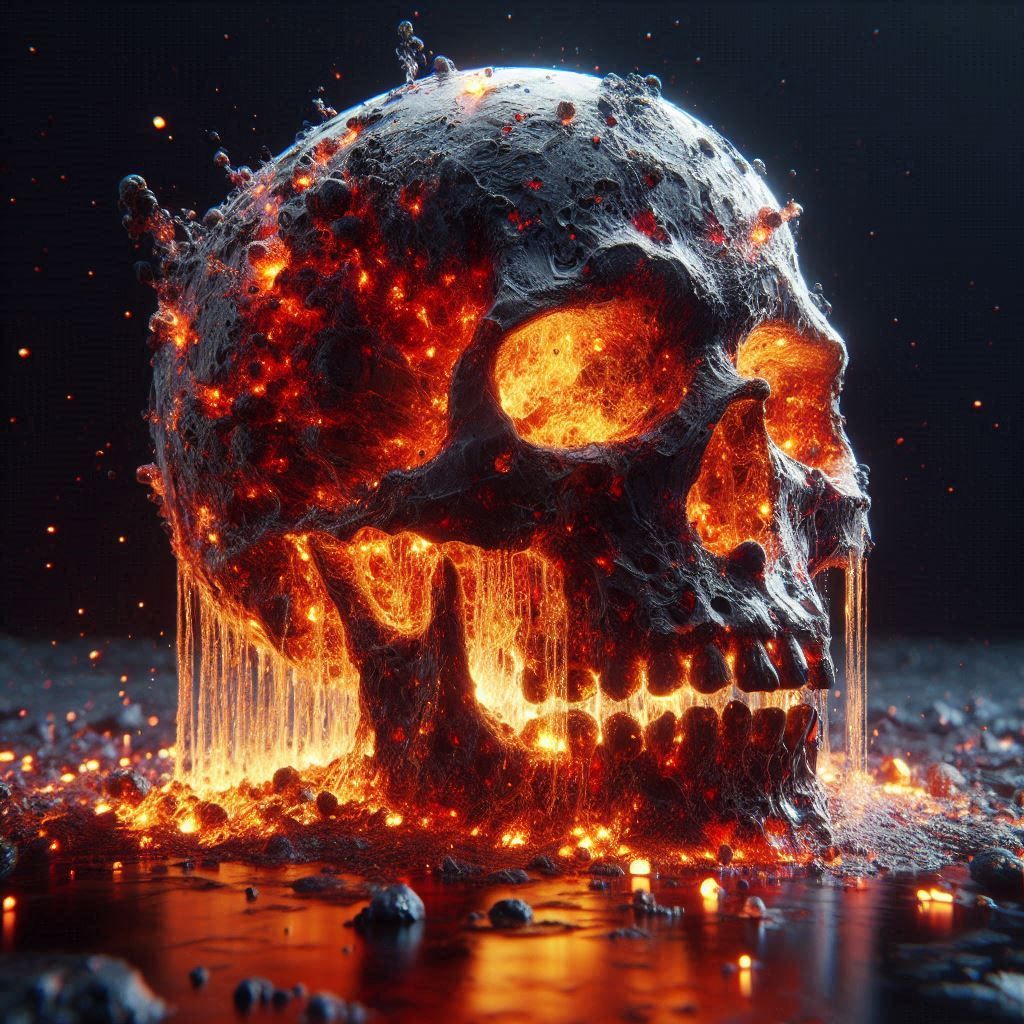 Molten skull