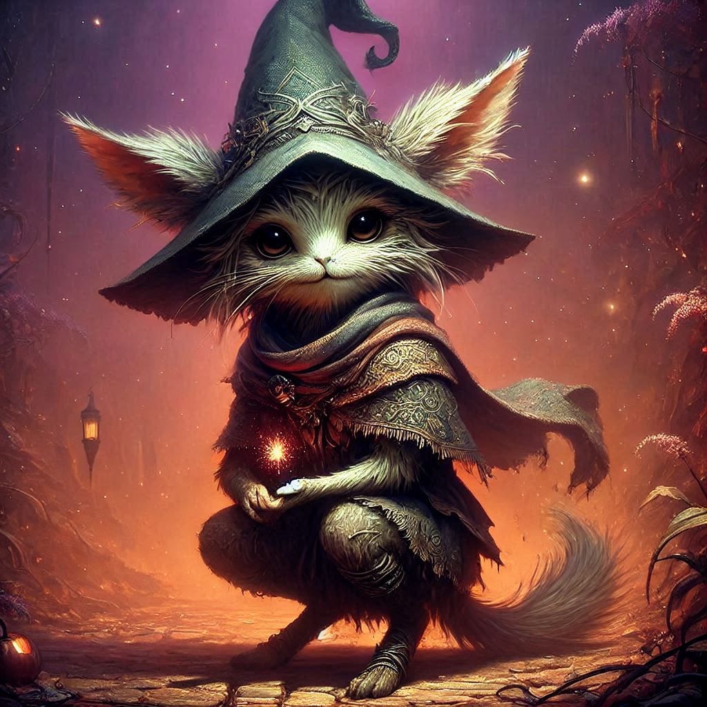 adorable fairy-tale fantasy creature portrait..