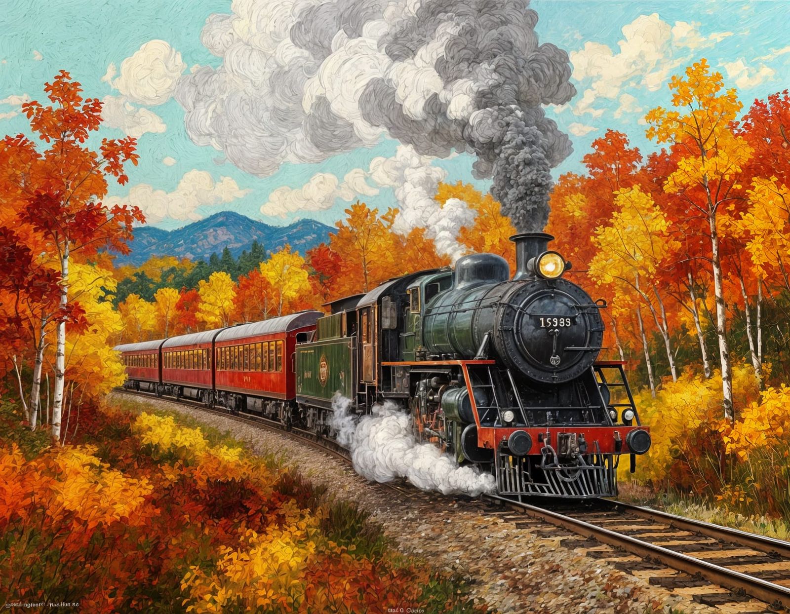 Autumn Journey  by @Dabbler