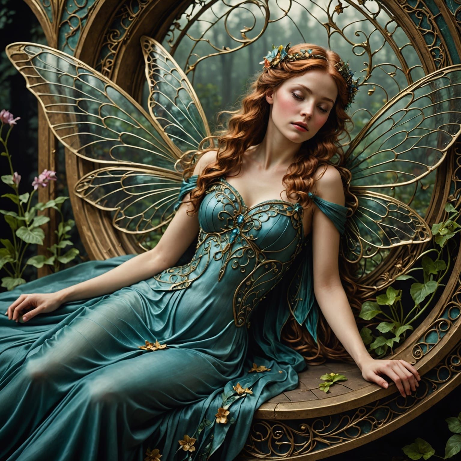 Art Nouveau’s mystical grace fairy
