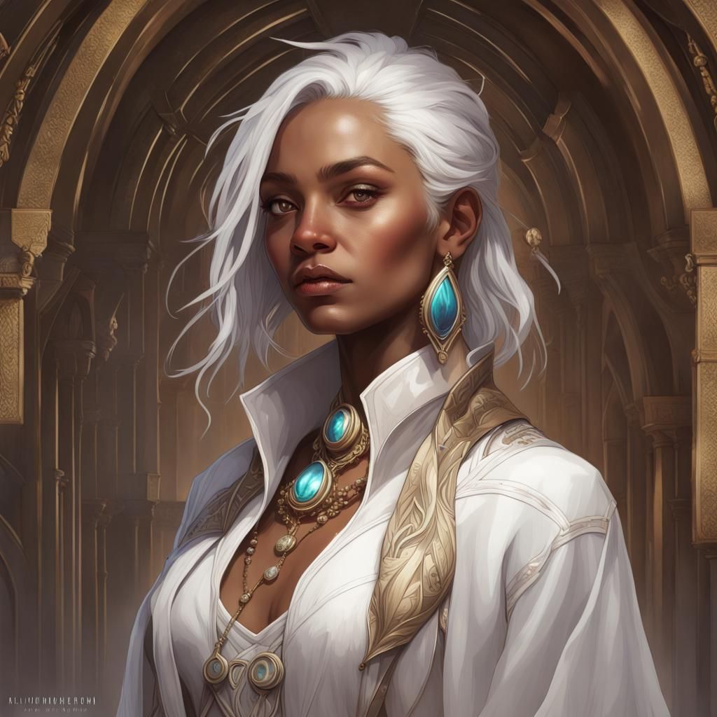 Sorcerer brown girl from orzhov in Ravnica - AI Generated Artwork ...