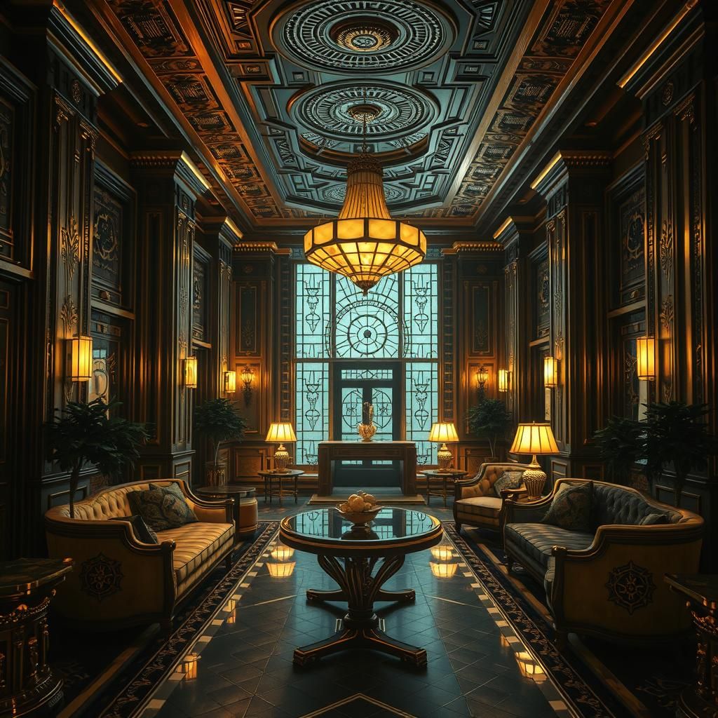 1920s art deco  by @fdrape