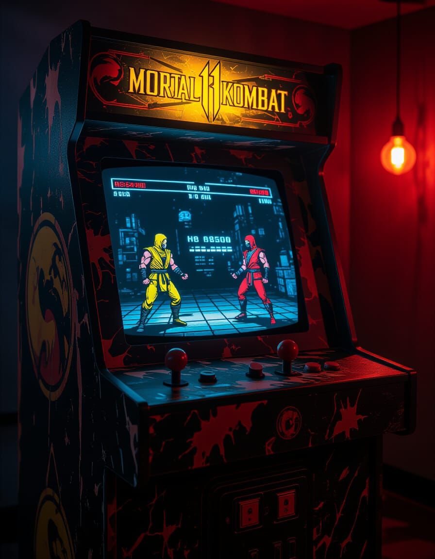 Mortal Kombat arcade.