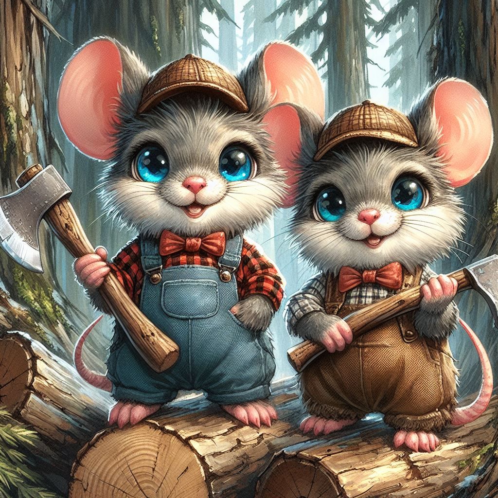 Wee little Lumberjack brothers