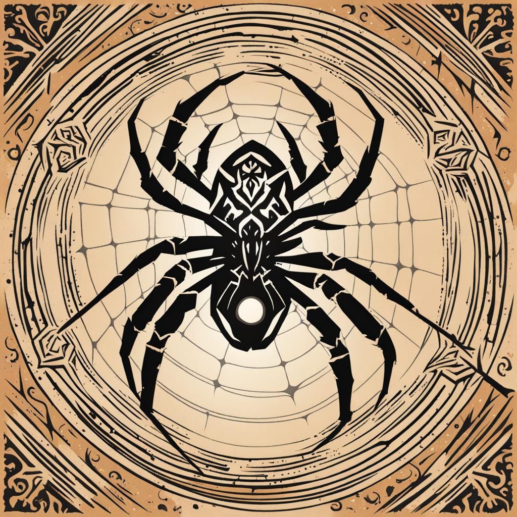 Tribal spider