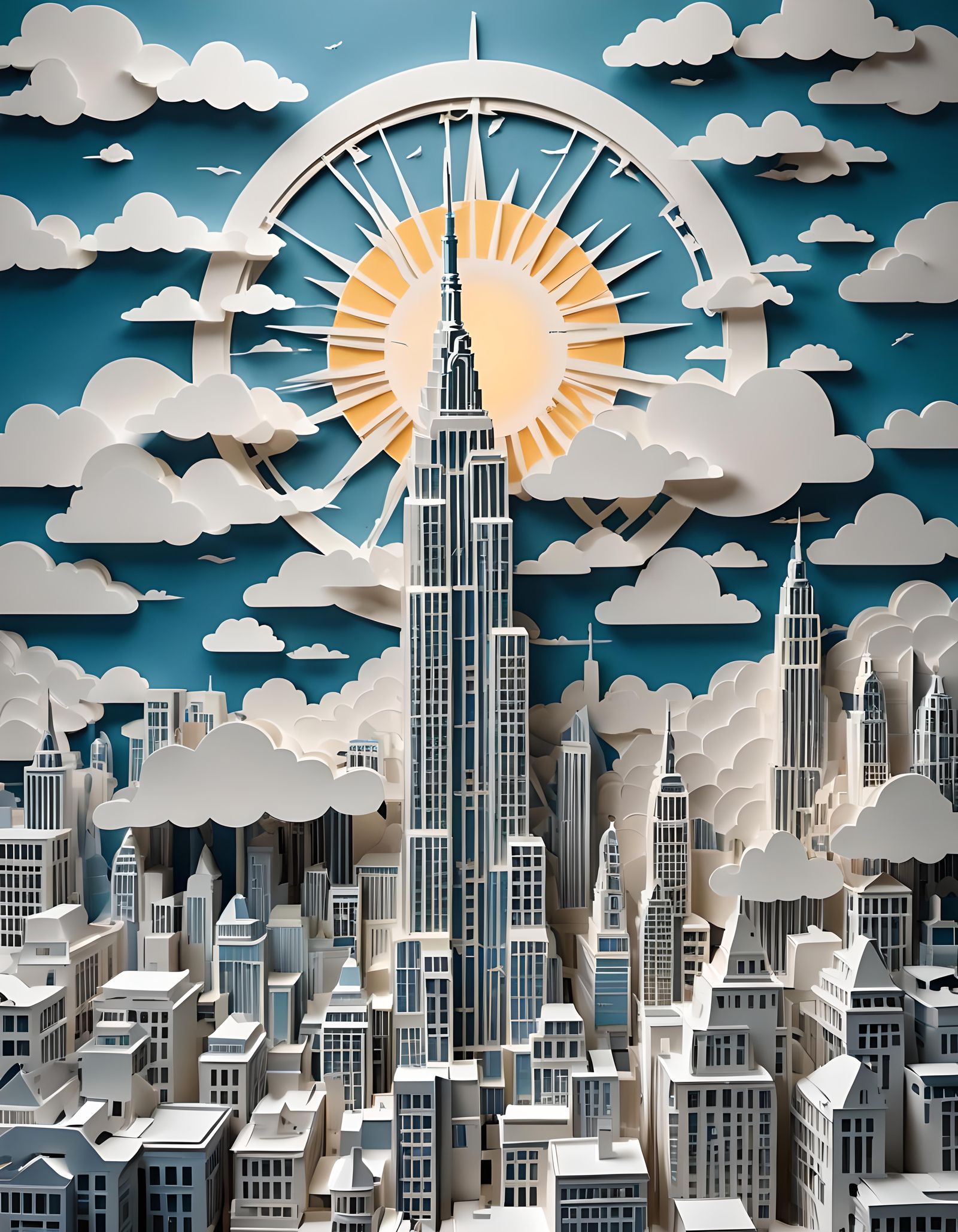 New York - Kirigami