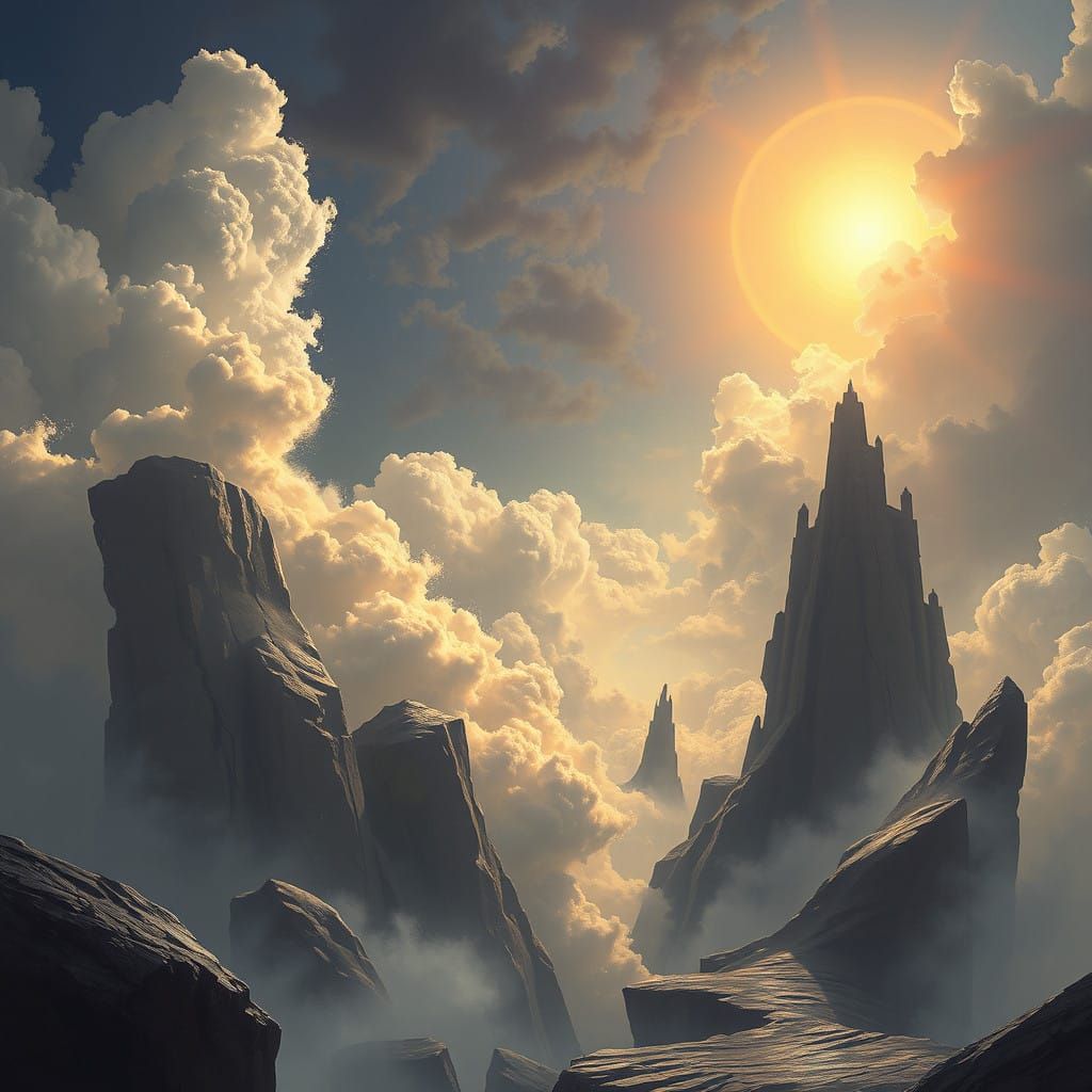 Surreal Beer Paradise with Refreshing Beer Bottle and Hummus...