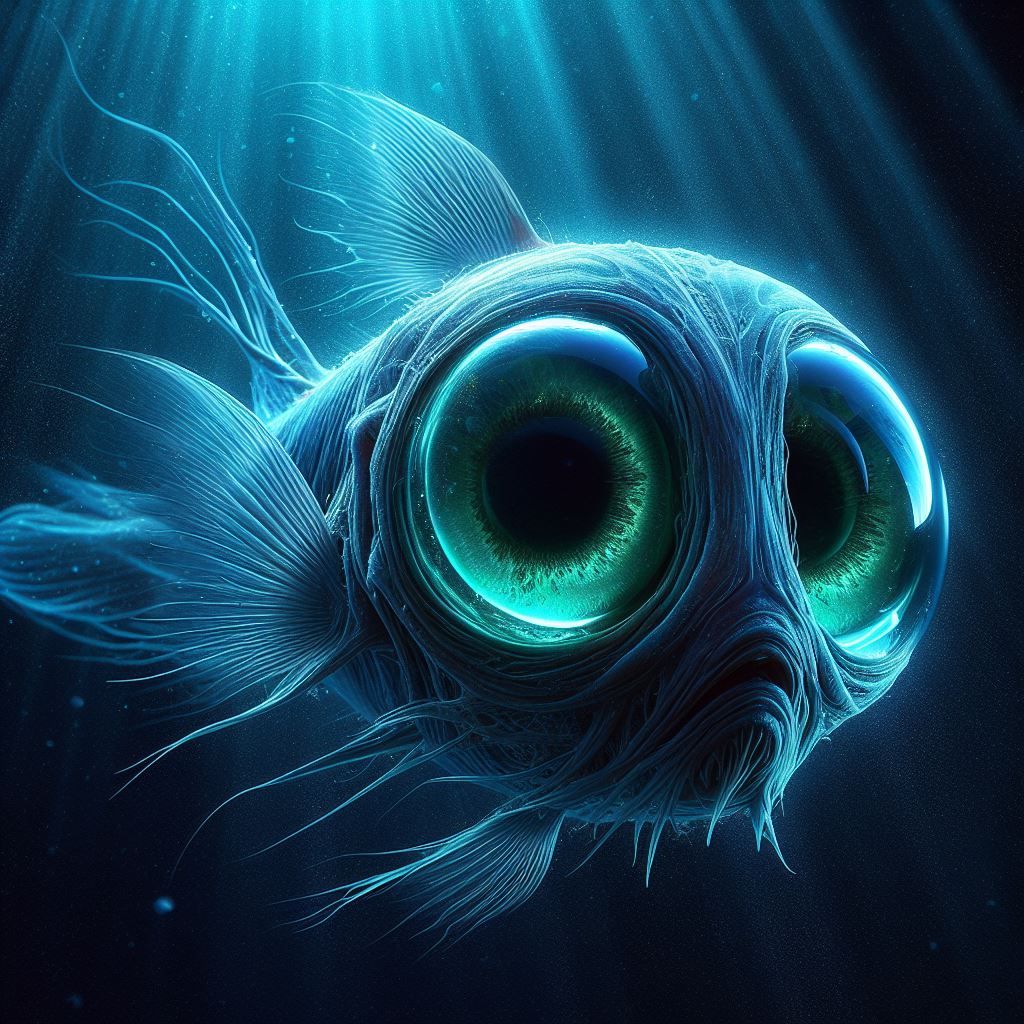 Bioluminescent deep-sea fish