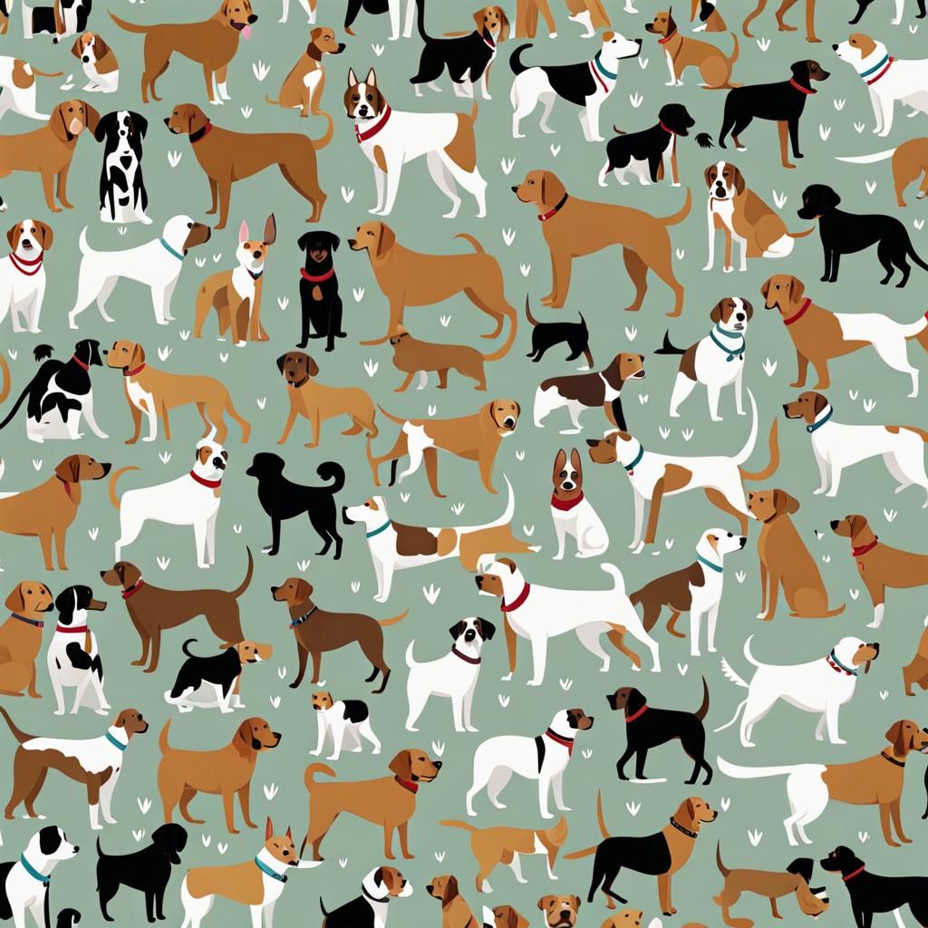 Dogs walking humans