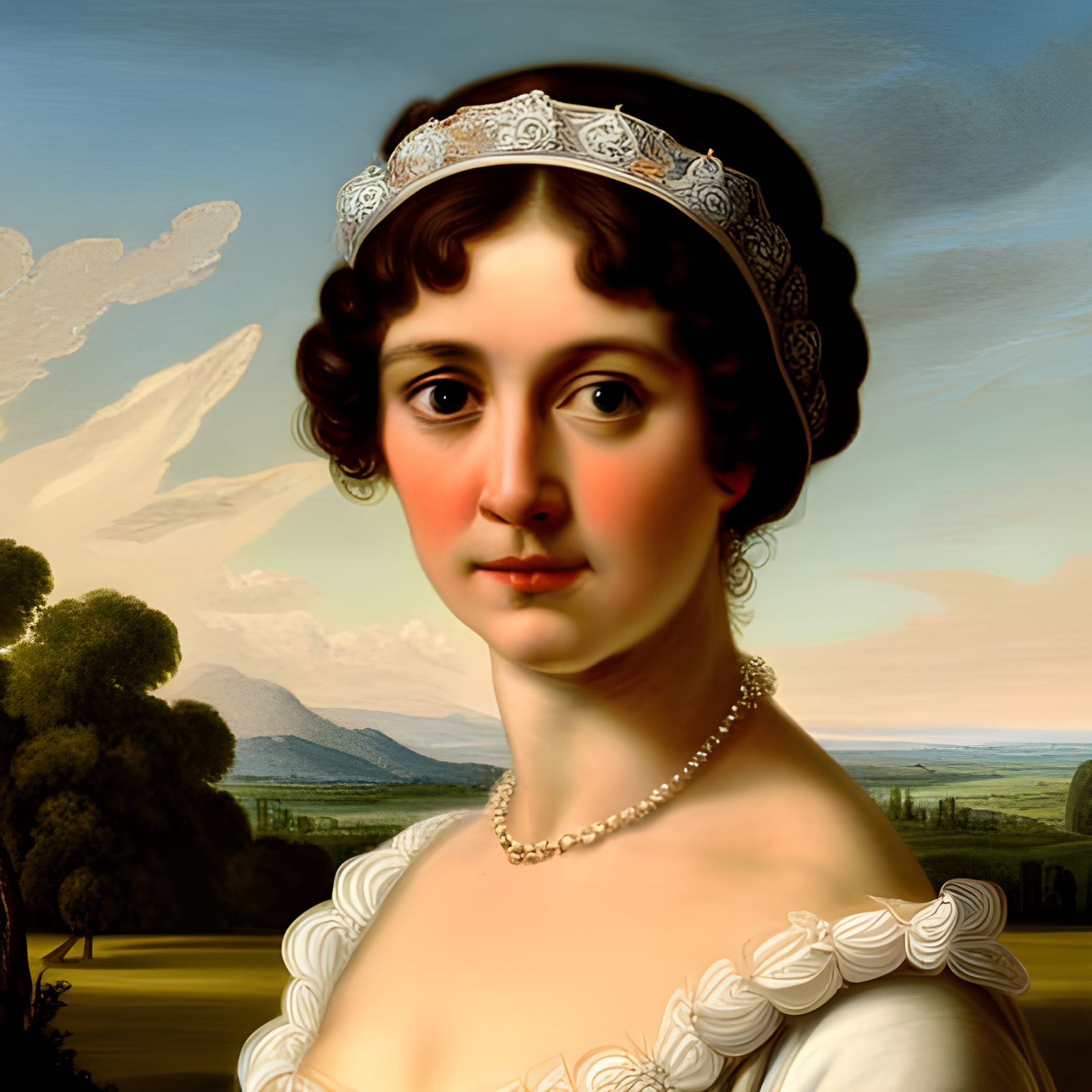 Realistic Colour Photograph of "Jane Austen circa 1795