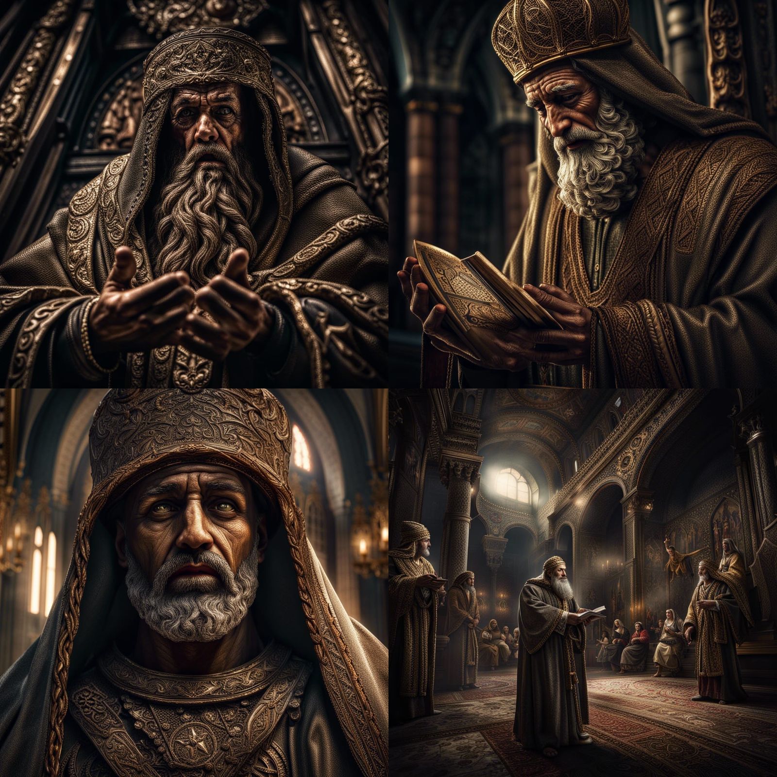 #christianity Job 8 Bildad Speaks: Job Should Repent - AI Generated