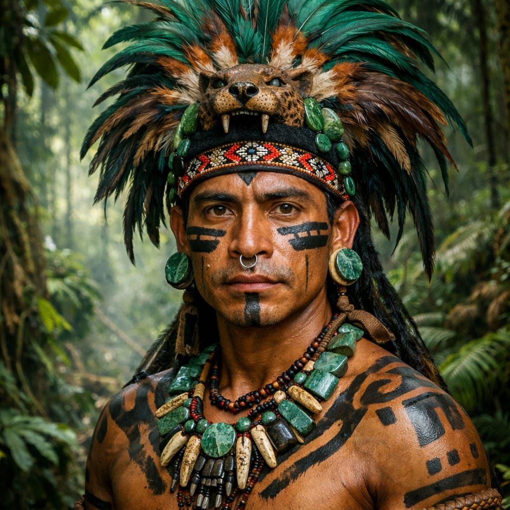 Мужчина племени Майя