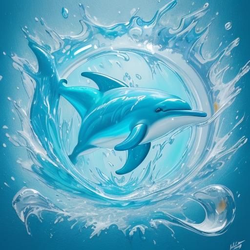dolphin  in water