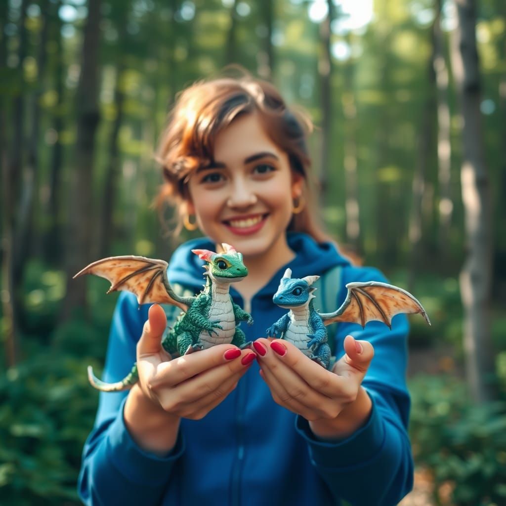 See, they match my jacket