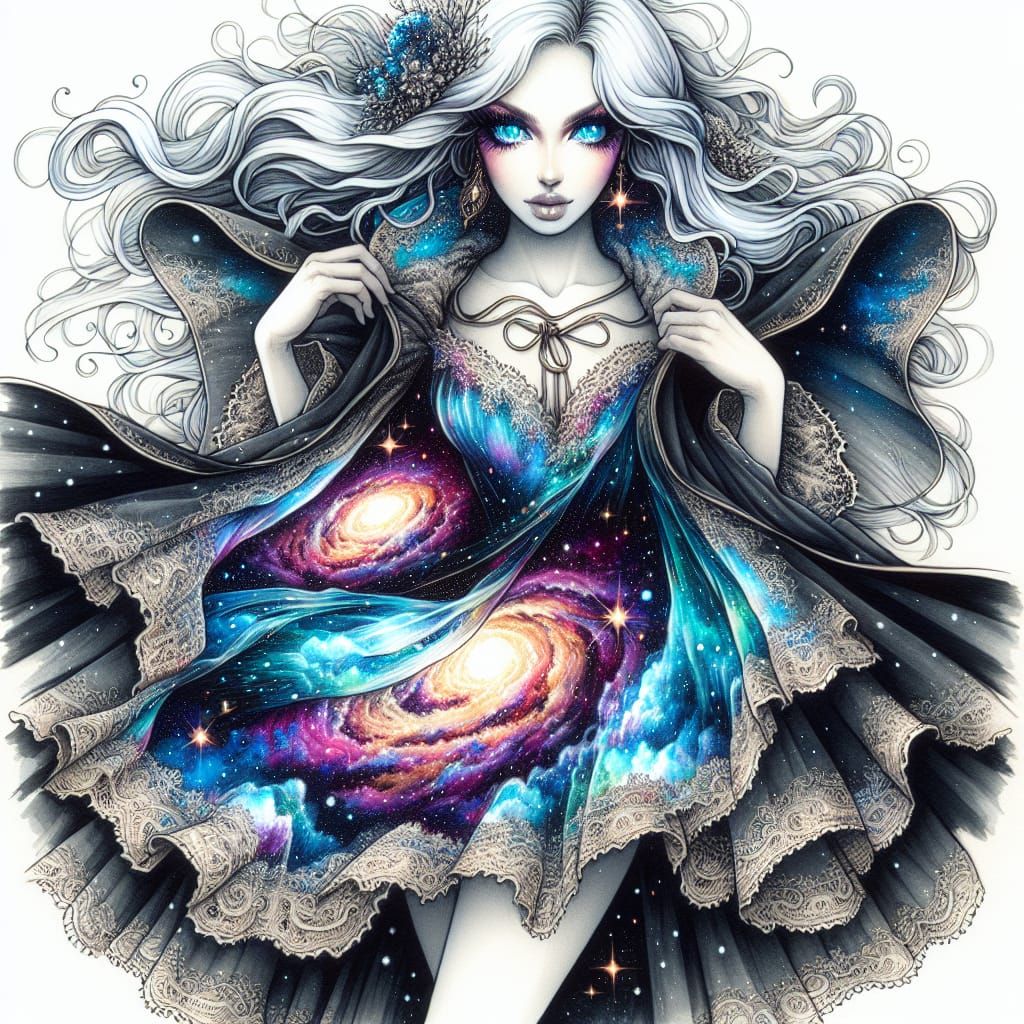 "... everything I was shattering into stars and galaxies and...