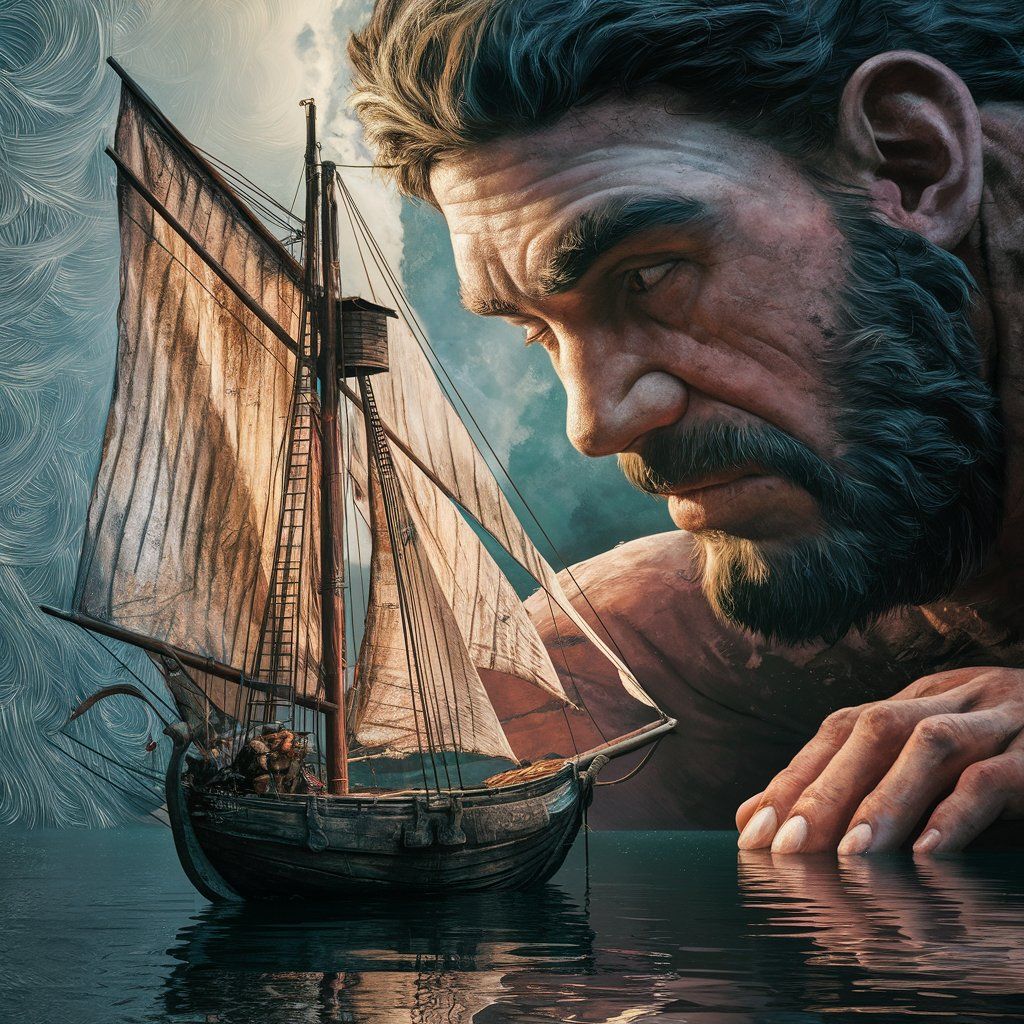 The minature model boat maker