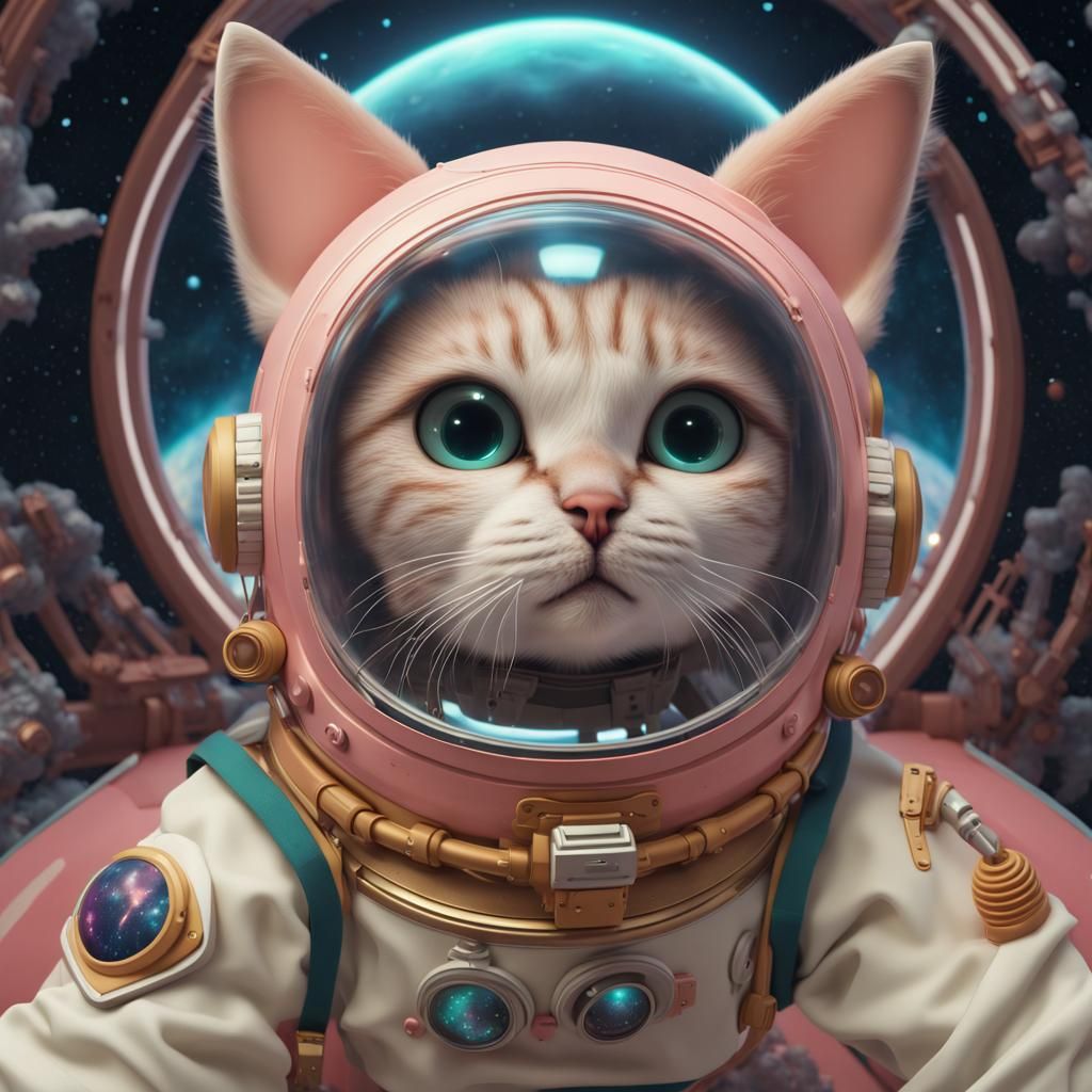 Space cat...da da da da dah dah dah dah space cat.... - AI Generated ...