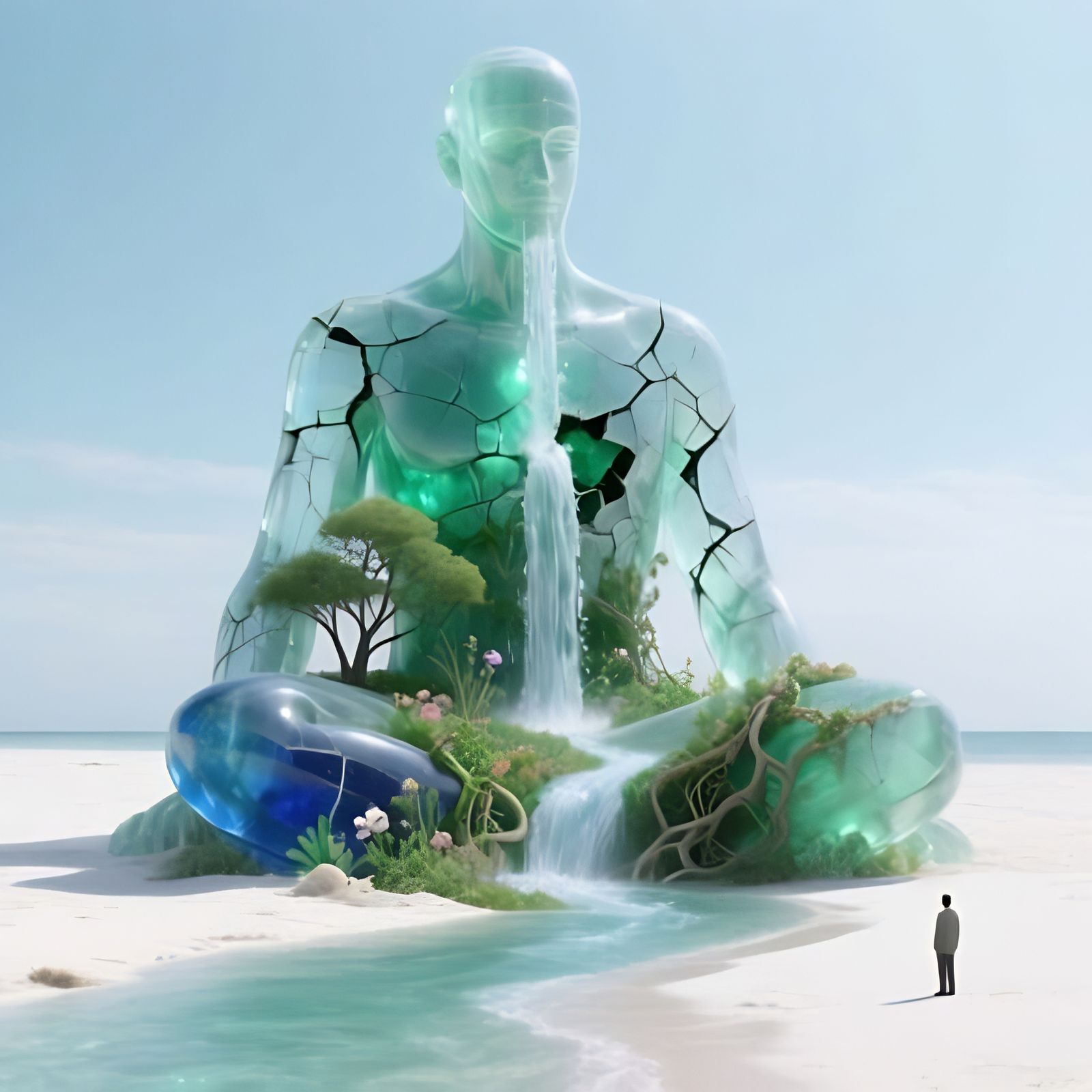 Evolution of sea glass  by @Hit moments