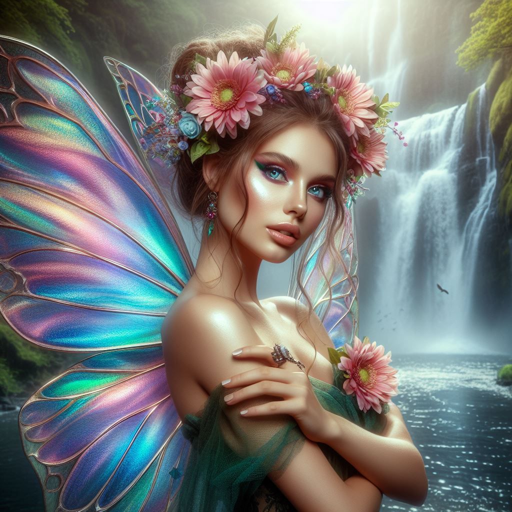 Waterfall fairy