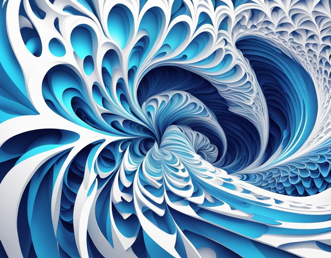 Blue Swirls