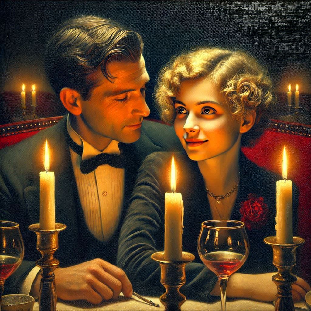 Their first Valentine's Day evening -8