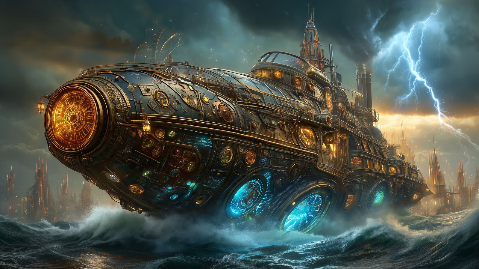 steampunk boat