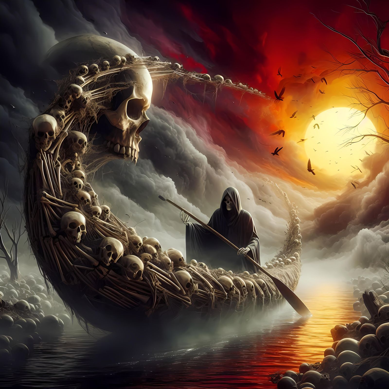 ...ROW ROW ROW YOUR π¦΄BONESπ GENTLY DOWN THE STREAM