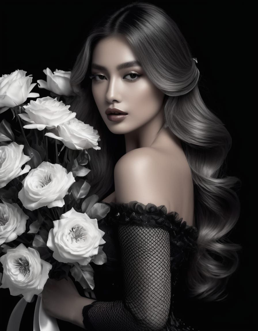Fishnet and Roses