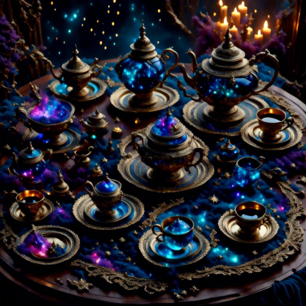 Cosmic Tea Party in Virtual Reality