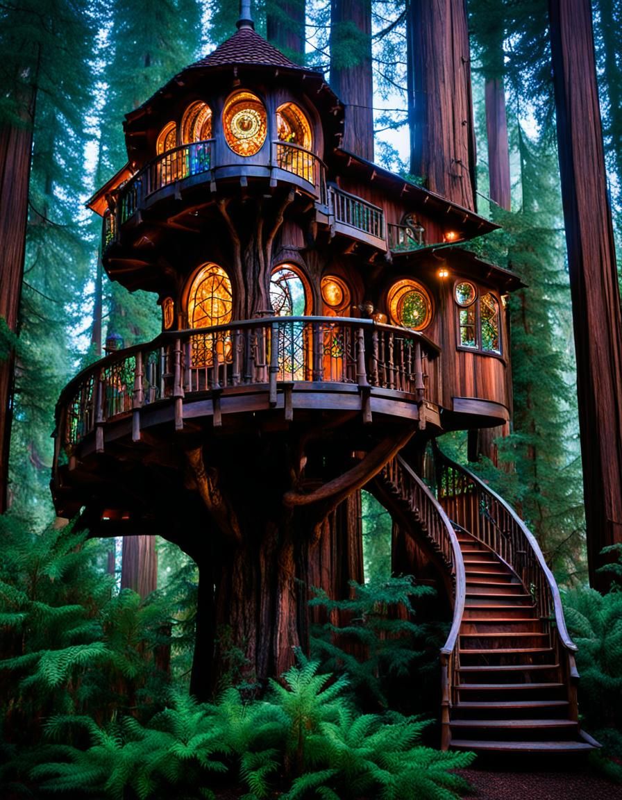 Tree House by the Woods
