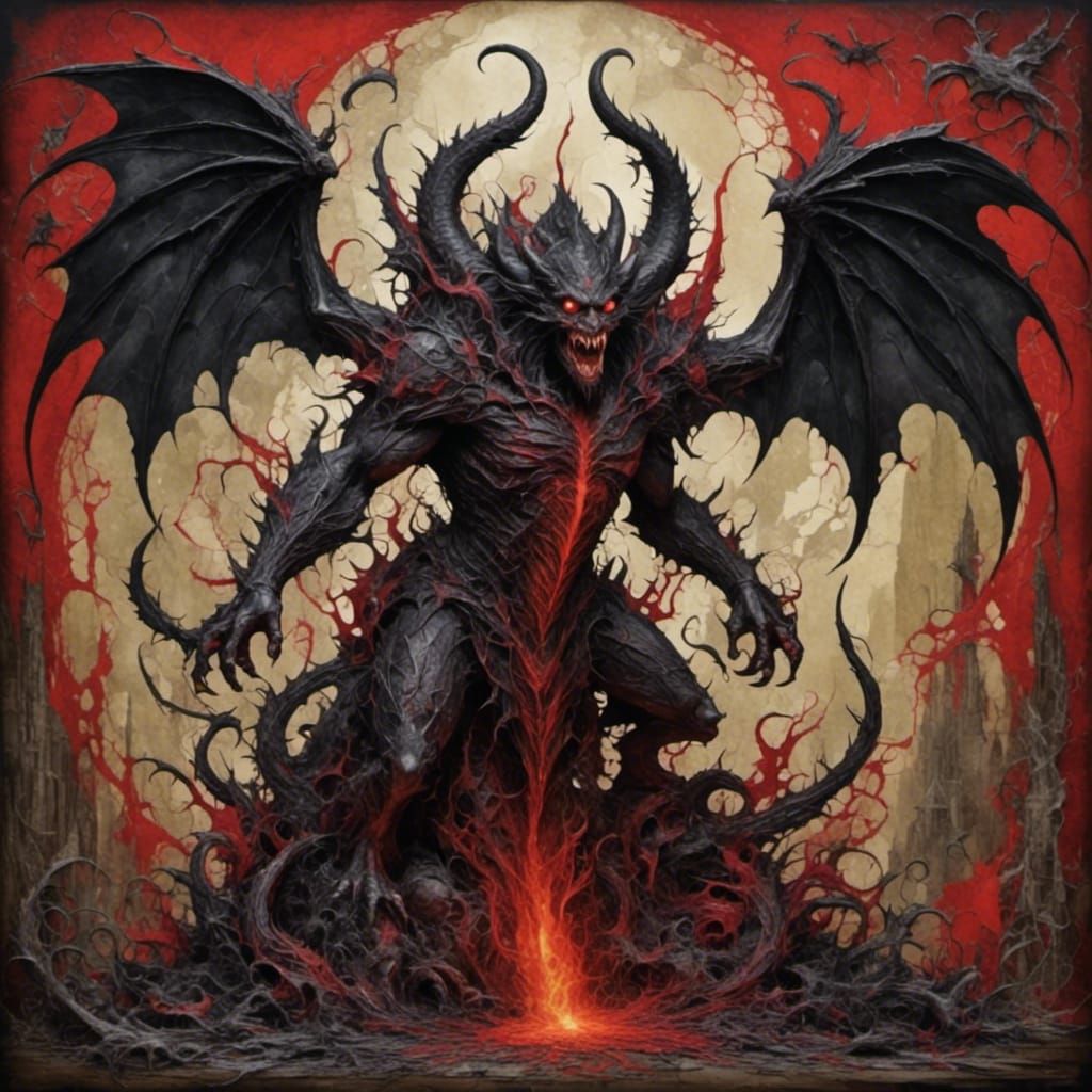  <lora:MythMedia:1.0> Demon