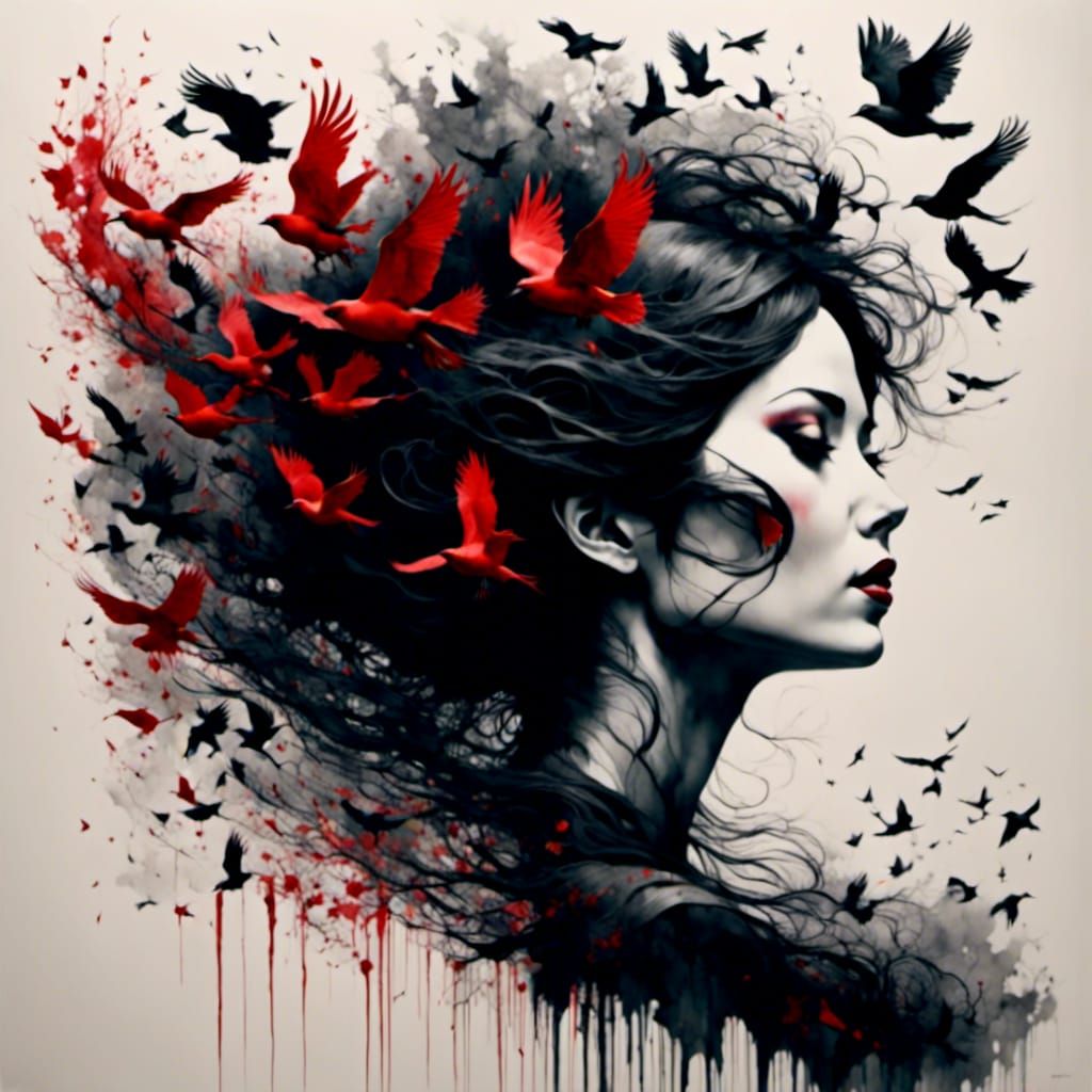 Bird woman