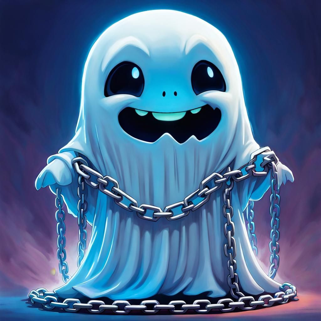 Ghost in Chains - AI Generated Artwork - NightCafe Creator